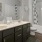 a bathroom with a tub sink and toilet